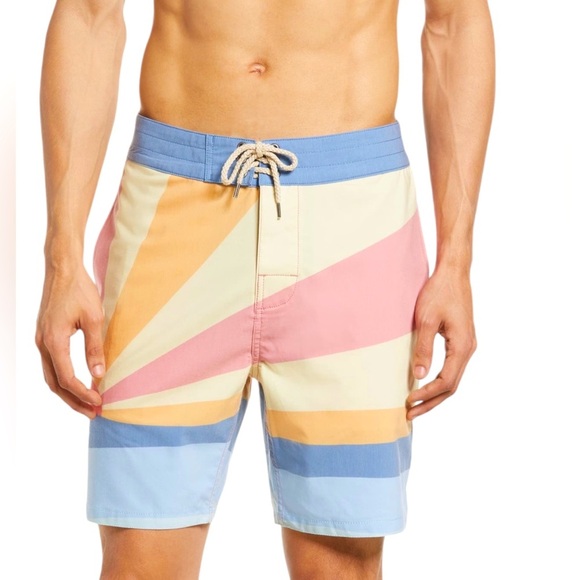 Faherty Board Shorts Soleil Sun‎ & Wave 42W NWT$98 - Picture 1 of 14